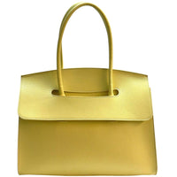 Valeria Structured Italian Leather Handbag - Leather Italiano