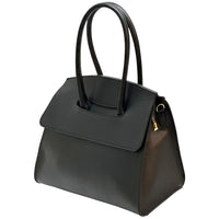 Valeria Structured Italian Leather Handbag - Leather Italiano