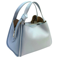 Vanessa Italian Leather Structured Handbag - Leather Italiano