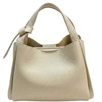 Vanessa Italian Leather Structured Handbag - Leather Italiano