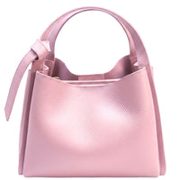 Vanessa Italian Leather Structured Handbag - Leather Italiano