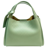 Vanessa Italian Leather Structured Handbag - Leather Italiano