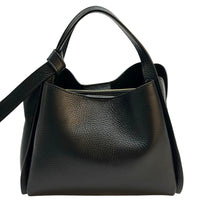 Vanessa Italian Leather Structured Handbag - Leather Italiano