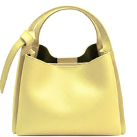Vanessa Italian Leather Structured Handbag - Leather Italiano