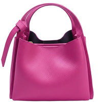 Vanessa Italian Leather Structured Handbag - Leather Italiano