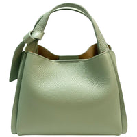 Vanessa Italian Leather Structured Handbag - Leather Italiano