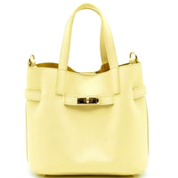 Velmira Italian Cow Leather Tote Bag - Leather Italiano