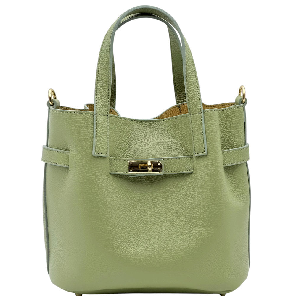 Velmira Italian Cow Leather Tote Bag - Leather Italiano