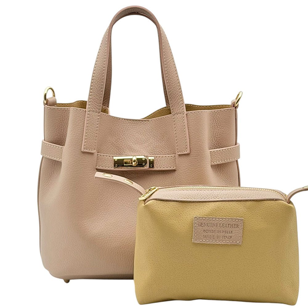 Velmira Italian Cow Leather Tote Bag - Leather Italiano