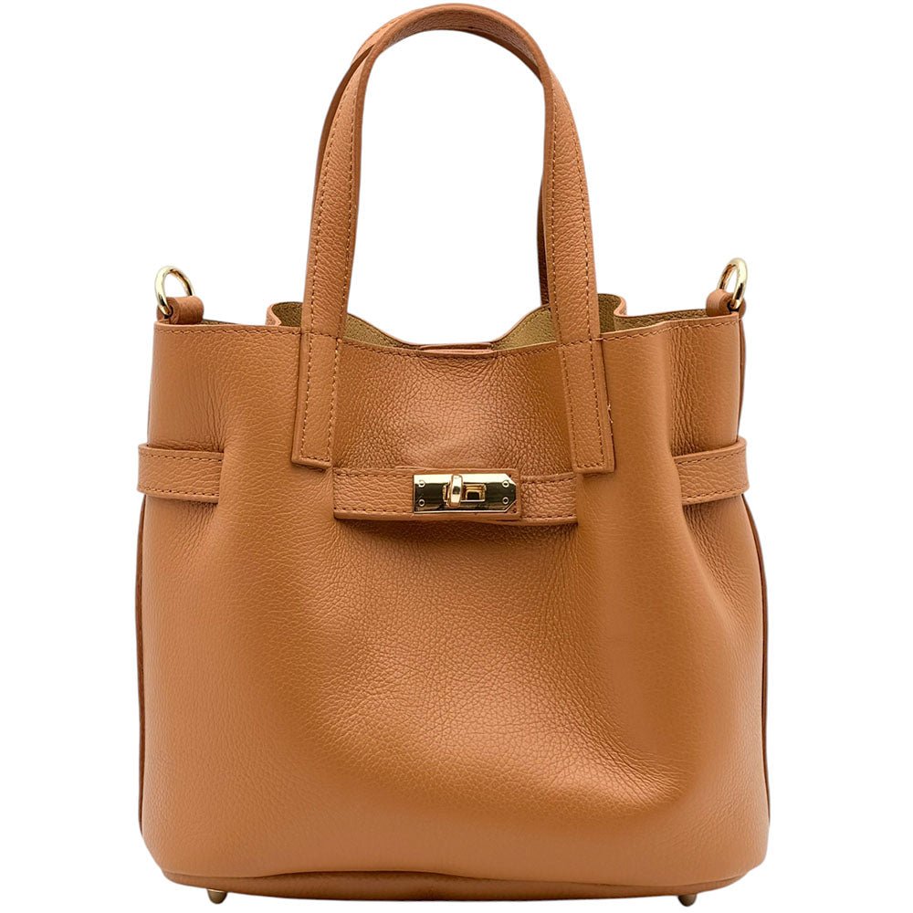 Velmira Italian Cow Leather Tote Bag - Leather Italiano