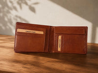 Veltrano Italian Leather Bifold Wallet - Leather Italiano