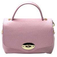 Venezia Cow Leather Top Handle Crossbody Bag - Leather Italiano