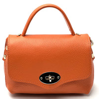 Venezia Cow Leather Top Handle Crossbody Bag - Leather Italiano