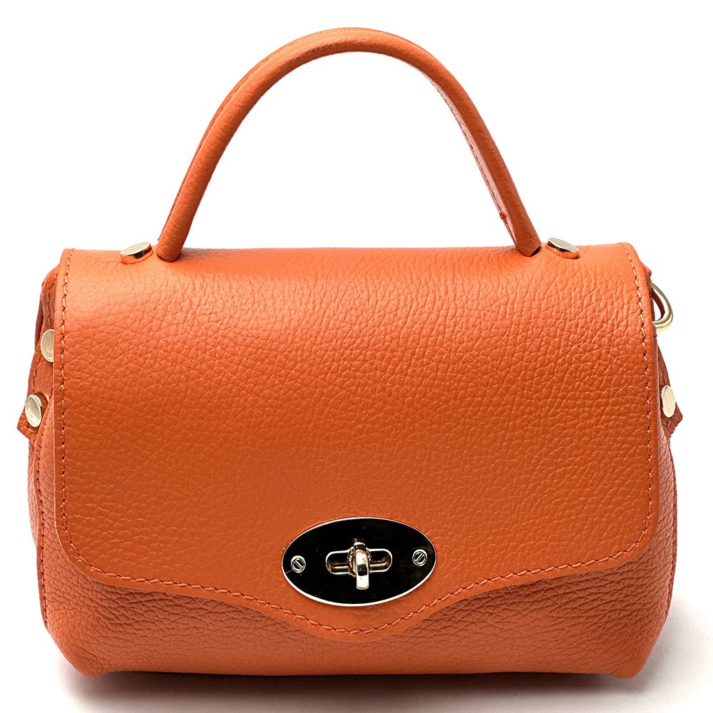 Venezia Cow Leather Top Handle Crossbody Bag - Leather Italiano