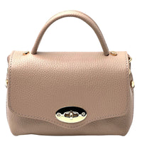 Venezia Italian cow leather top handle crossbody bag
