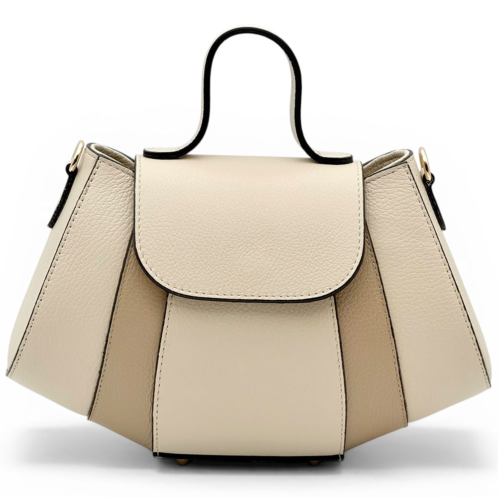 Ventara Italian Leather Top Handle Bag - Leather Italiano