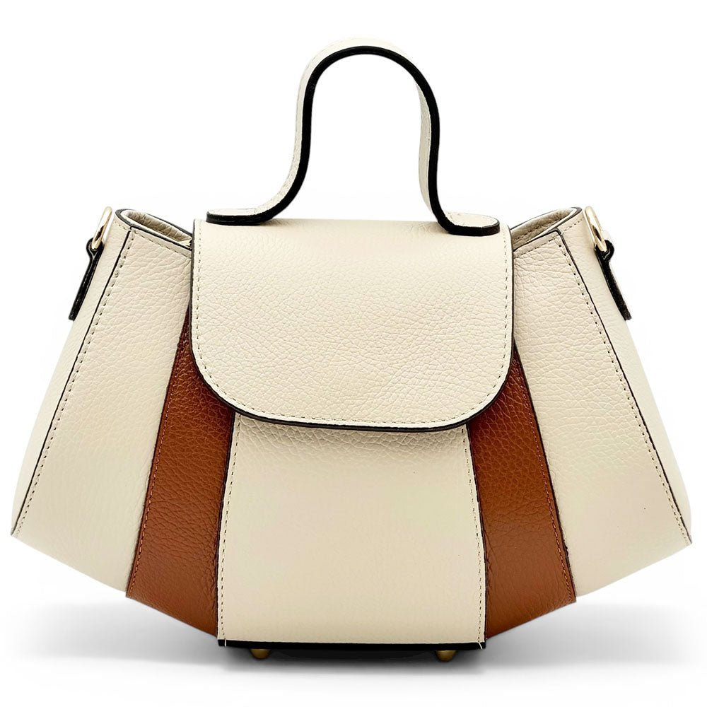Ventara Italian Leather Top Handle Bag - Leather Italiano