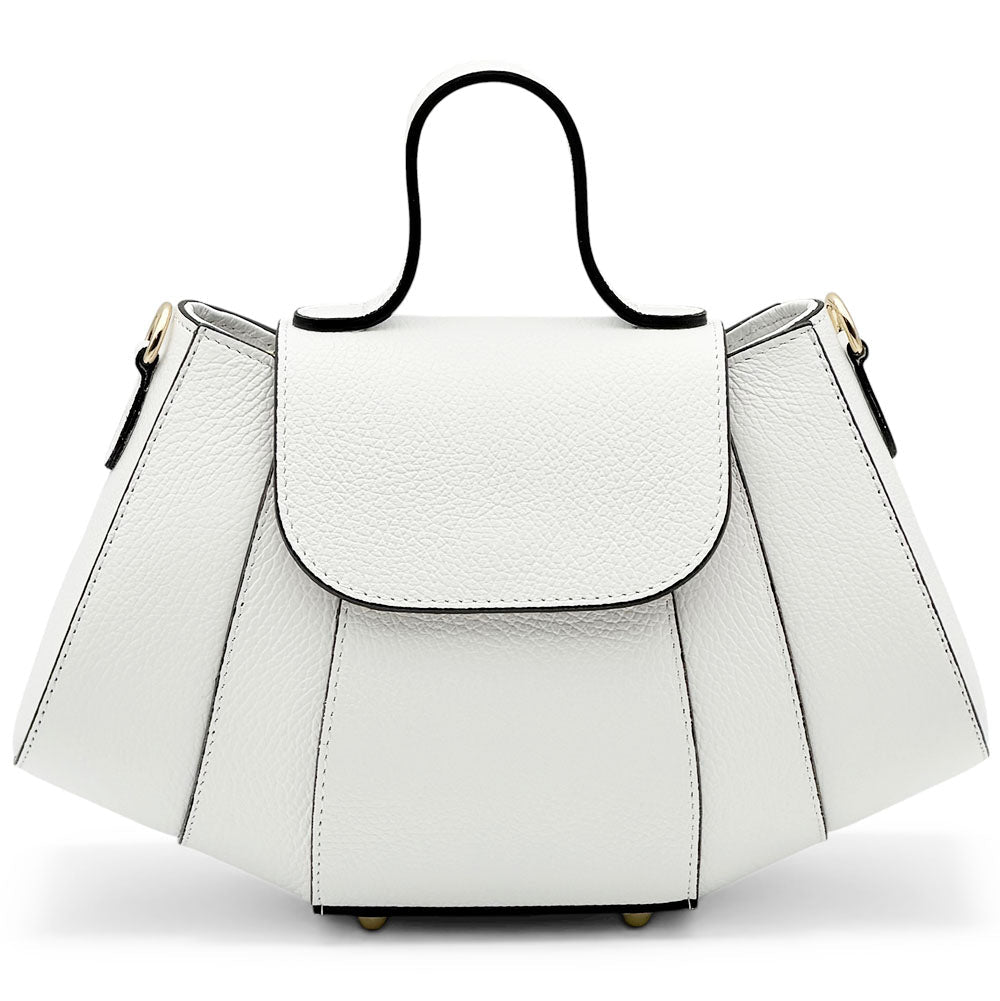 Ventara Italian Leather Top Handle Bag - Leather Italiano