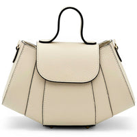 Ventara Italian Leather Top Handle Bag - Leather Italiano