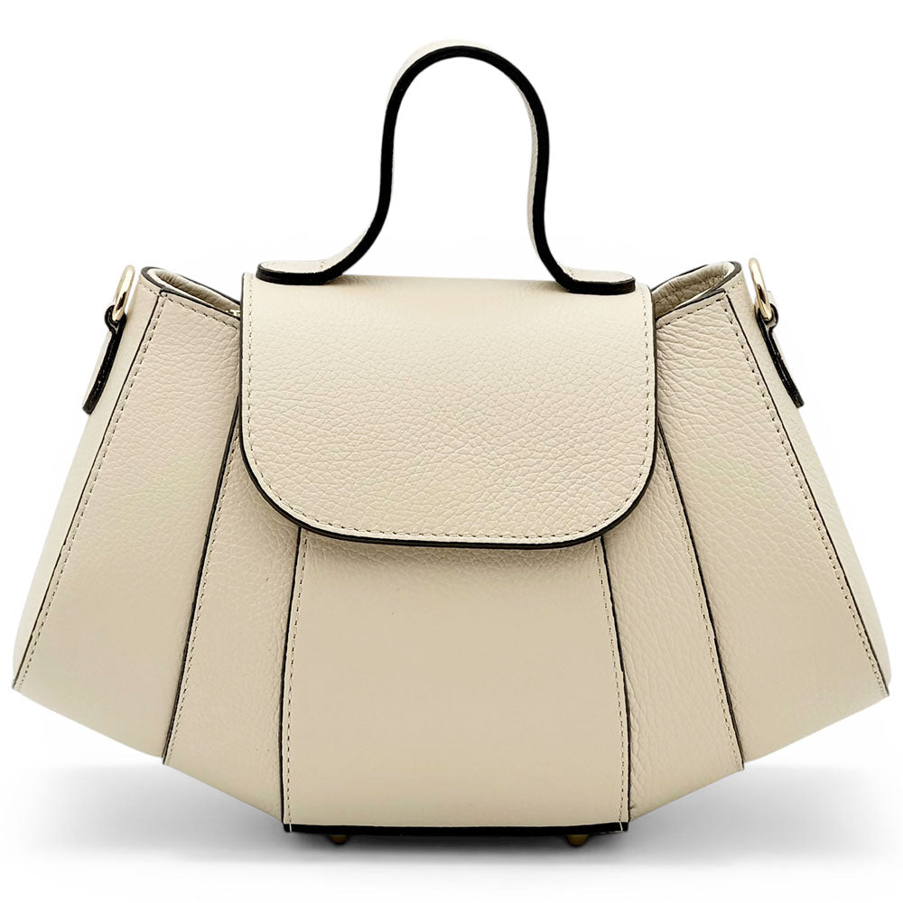 Ventara Italian Leather Top Handle Bag - Leather Italiano