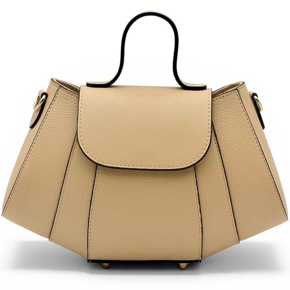Ventara Italian Leather Top Handle Bag - Leather Italiano