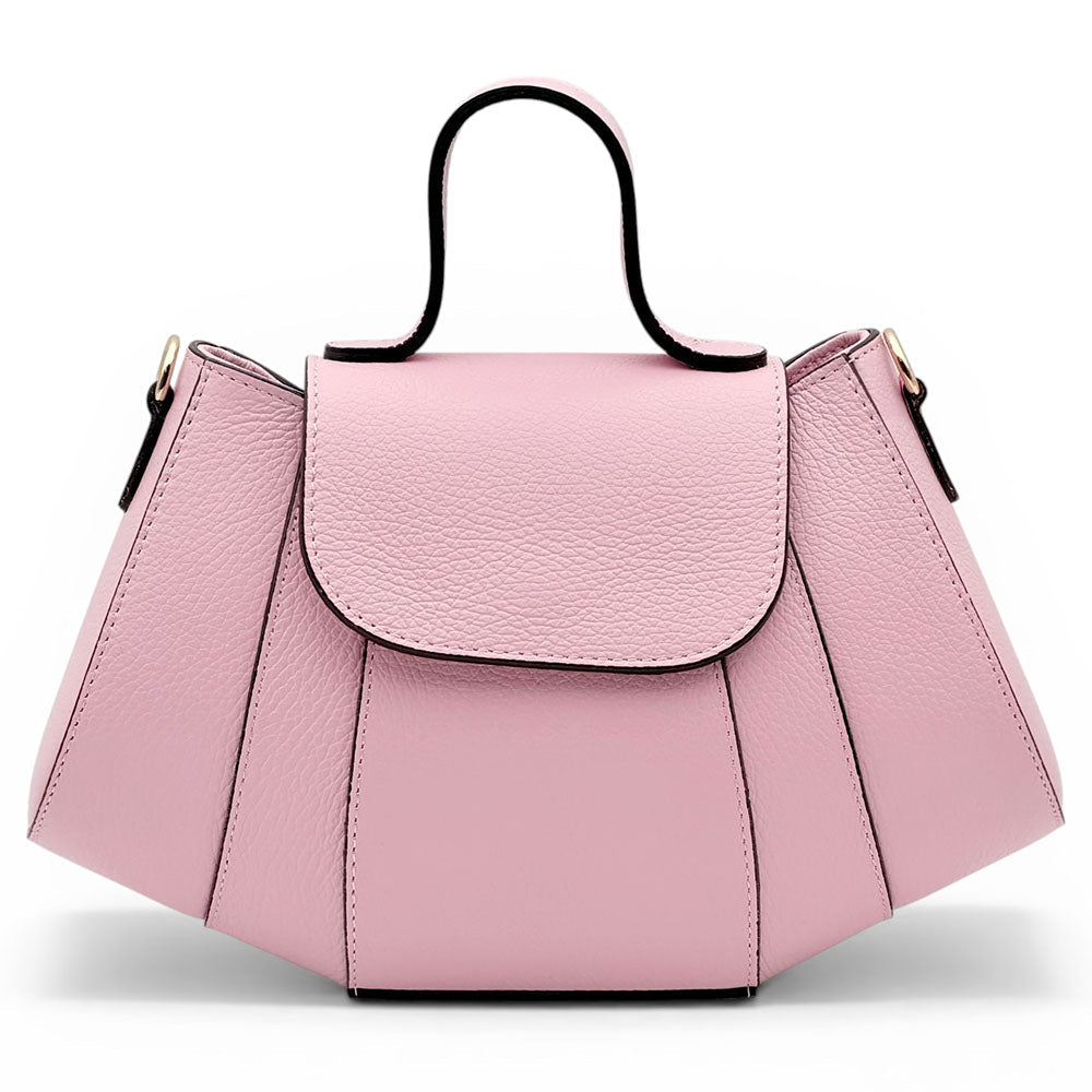 Ventara Italian Leather Top Handle Bag - Leather Italiano