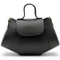 Ventara Italian Leather Top Handle Bag - Leather Italiano