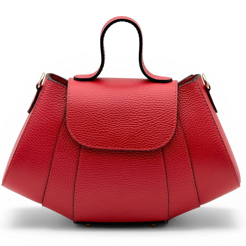 Ventara Italian Leather Top Handle Bag - Leather Italiano