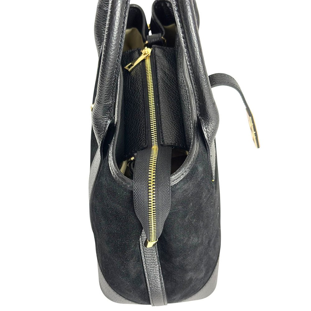 Vera Italian Leather Shoulder Bag - Leather Italiano