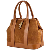 Vera Italian Leather Shoulder Bag - Leather Italiano