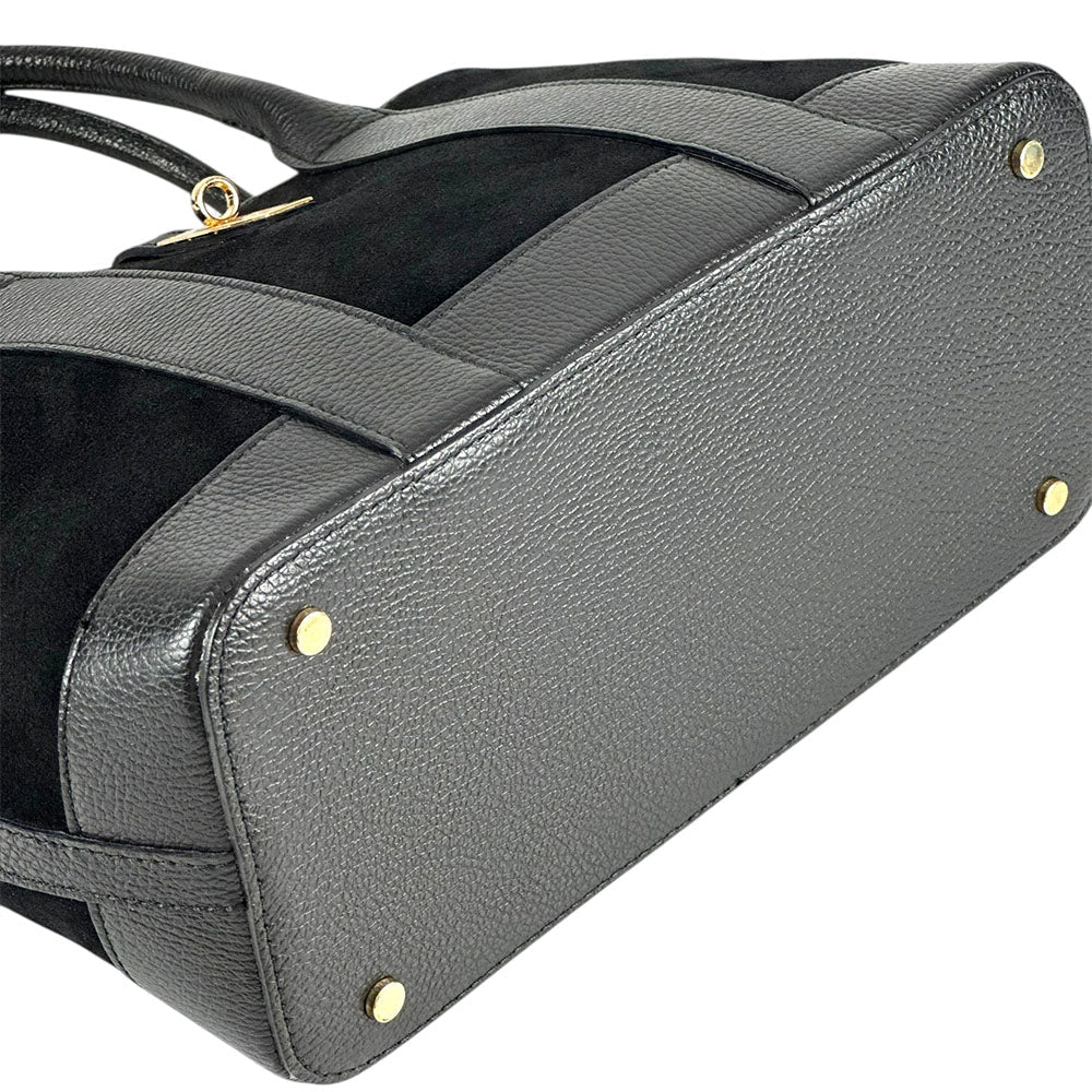 Vera Italian Leather Shoulder Bag - Leather Italiano