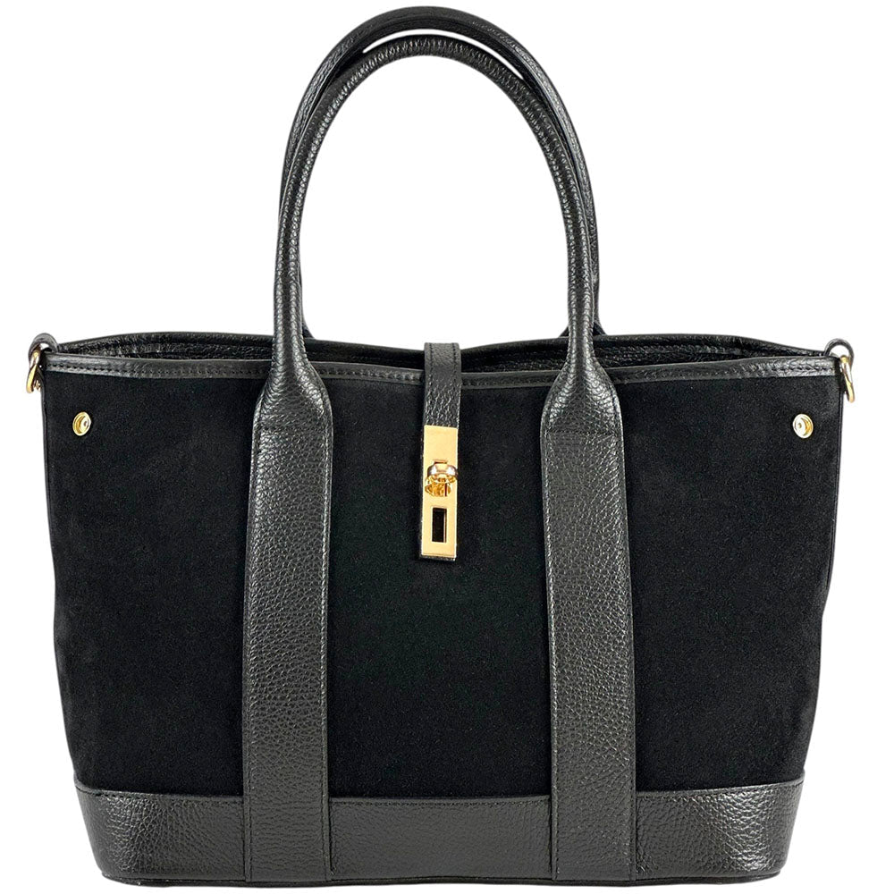 Vera Italian Leather Shoulder Bag - Leather Italiano