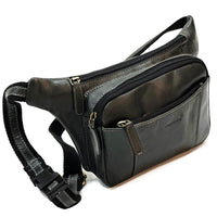 Vivaldo Cow Leather Waist Bag - Leather Italiano