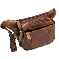 Vivaldo Cow Leather Waist Bag - Leather Italiano