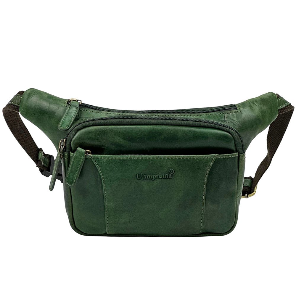 Vivaldo Cow Leather Waist Bag - Leather Italiano