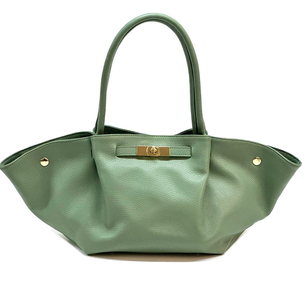 Vivara Italian Leather Tote Bag - Leather Italiano