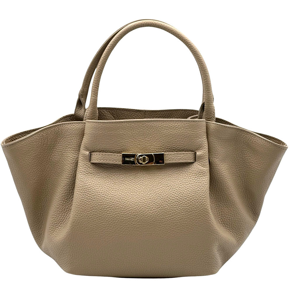 Vivara Soft Leather Tote Bag - Leather Italiano