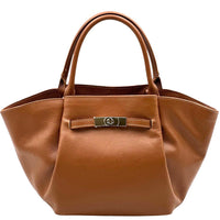 Vivara Soft Leather Tote Bag - Leather Italiano