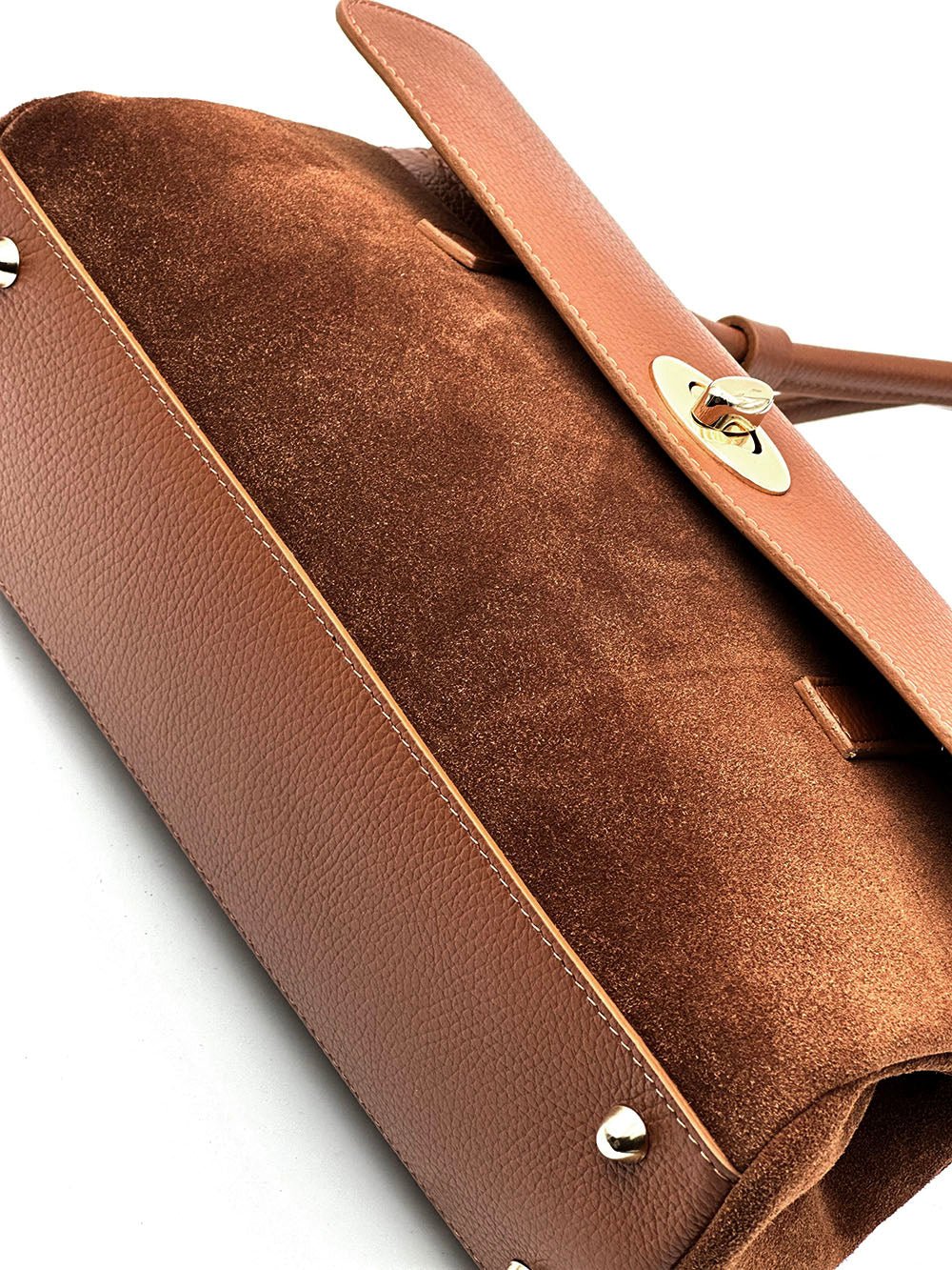 Vivienne East-West Leather Shoulder Bag - Leather Italiano