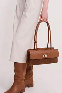 Vivienne East-West Leather Shoulder Bag - Leather Italiano