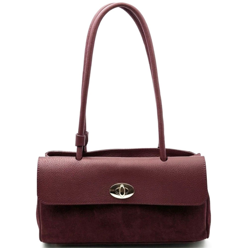 Vivienne East-West Leather Shoulder Bag - Leather Italiano