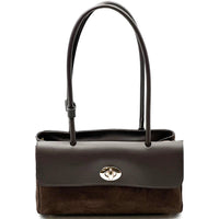 Vivienne East-West Leather Shoulder Bag - Leather Italiano