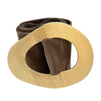 Vortice Suede Leather Belt - Leather Italiano
