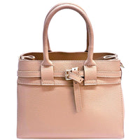 Voyage Structured Italian Cow Leather Bag - Leather Italiano
