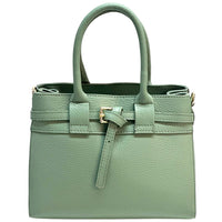 Voyage Structured Italian Cow Leather Bag - Leather Italiano