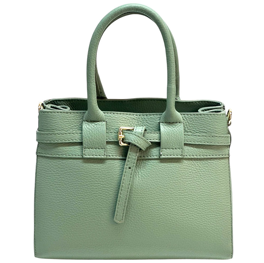 Voyage Structured Italian Cow Leather Bag - Leather Italiano
