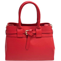 Voyage Structured Italian Cow Leather Bag - Leather Italiano