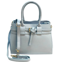 Voyage Structured Italian Cow Leather Bag - Leather Italiano