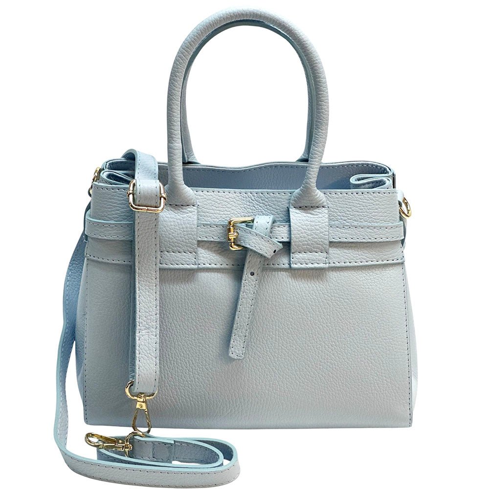 Voyage Structured Italian Cow Leather Bag - Leather Italiano