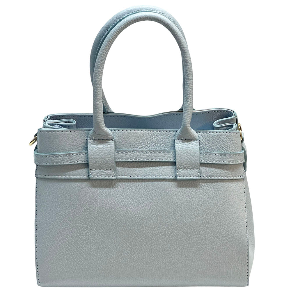 Voyage Structured Italian Cow Leather Bag - Leather Italiano